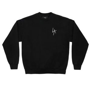 Local Authority La Slash Crew Neck Fleece Black S… - image 1